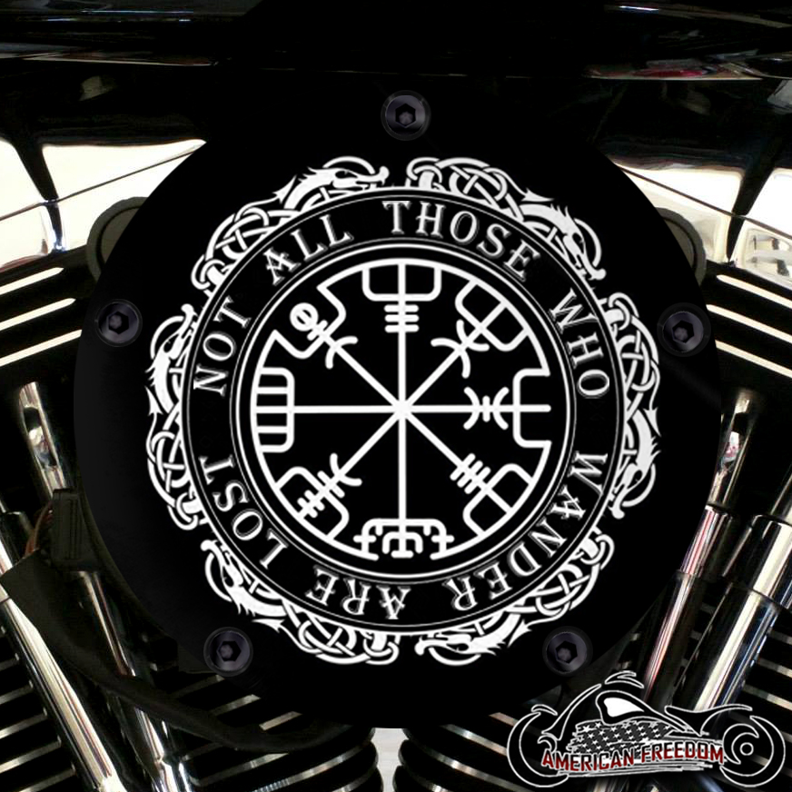 Harley Davidson High Flow Air Cleaner Cover - Not All Who Wander